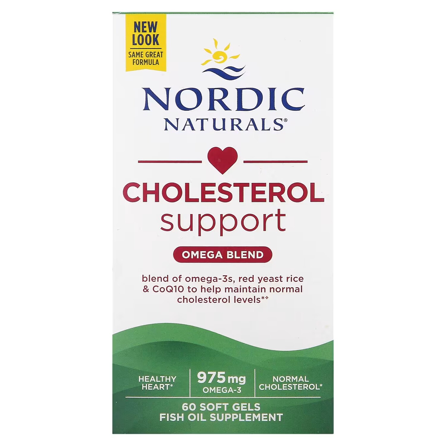 Nordic Naturals Поддержка холестерина Omega Blend 975 мг, 60 мягких гелей (325 мг на мягкую гель)
Nordic Naturals Поддержка холестерина Omega Blend 975 мг, 60 мягких гелей (325 мг на мягкую гель)
