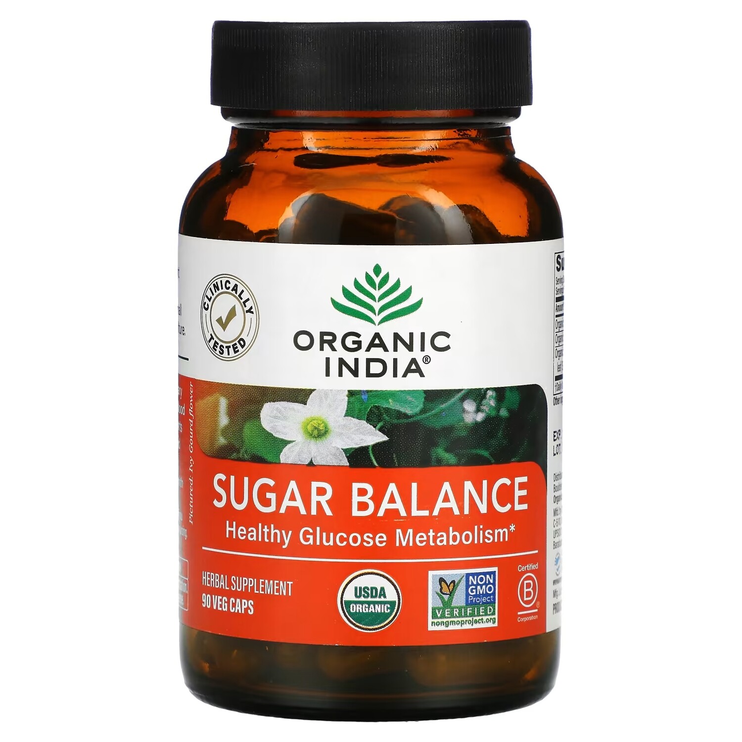 Organic India Sugar Balance здоровый метаболизм глюкозы, 90 растительных капсул
Organic India Sugar Balance здоровый метаболизм глюкозы, 90 растительных капсул