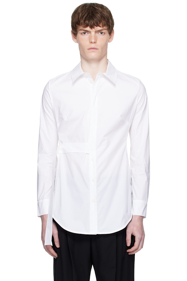 Рубашка с ремешком Jean Paul Gaultier, белый
Рубашка с ремешком Jean Paul Gaultier, белый