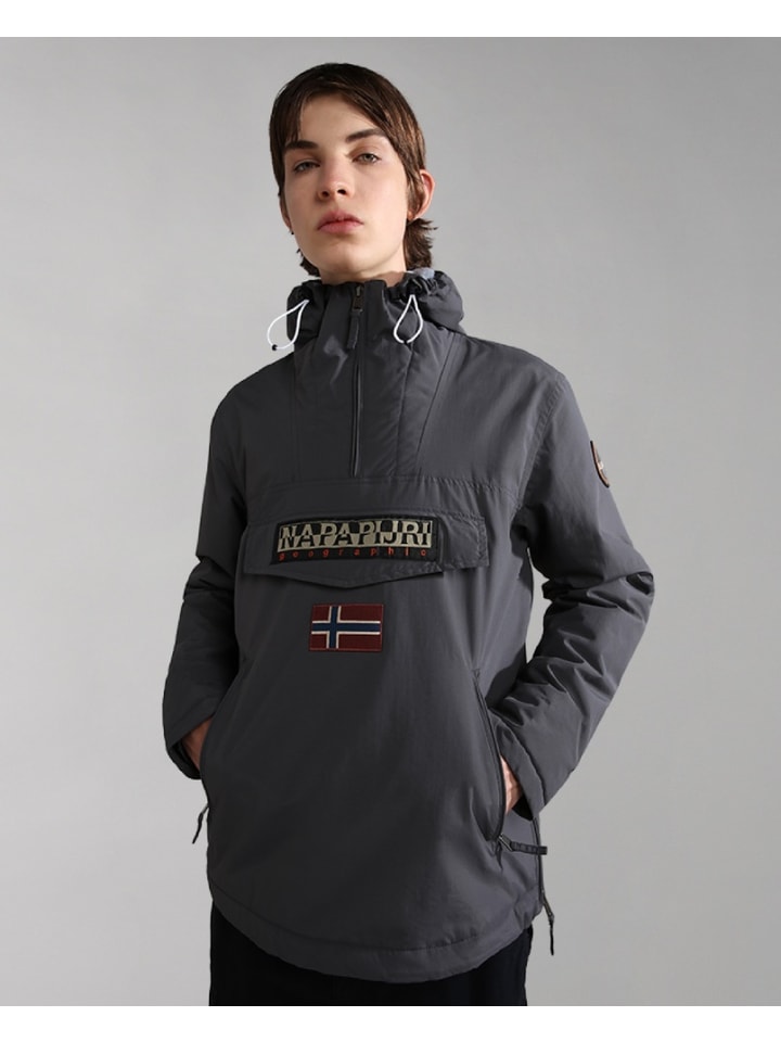 Демисезонная куртка Napapijri, серый 
Демисезонная куртка Napapijri, серый