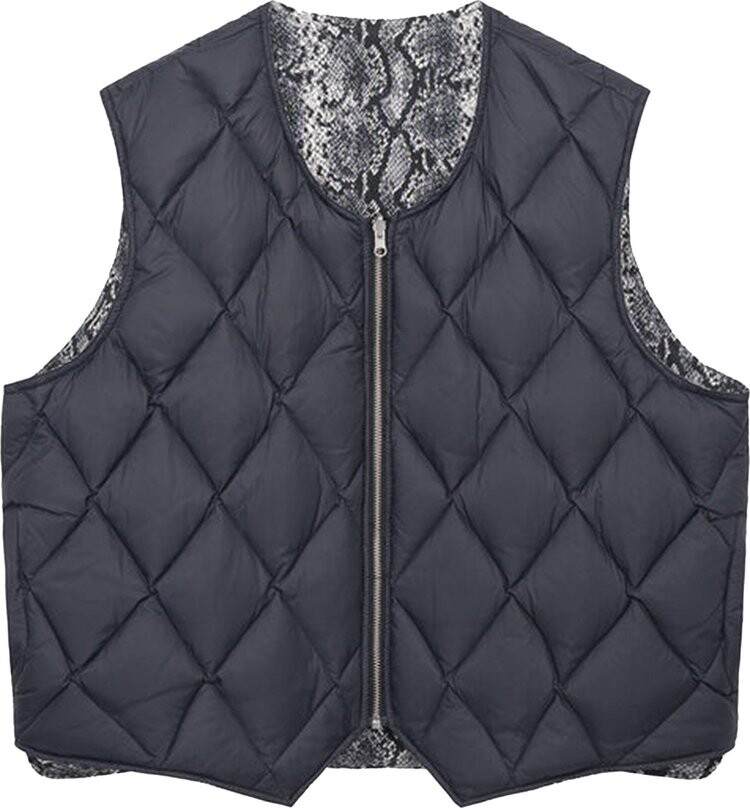 Жилет Stussy Python Reversible Vest 'Bone', серый 
Жилет Stussy Python Reversible Vest 'Bone', серый