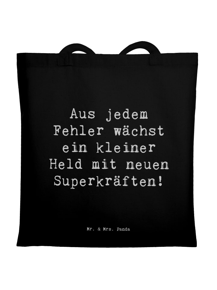 Сумка Mr. & Mrs. Panda Tragetasche Spruch Fehler machen lernen mit Spruch, черный
Сумка Mr. & Mrs. Panda Tragetasche Spruch Fehler machen lernen mit Spruch, черный