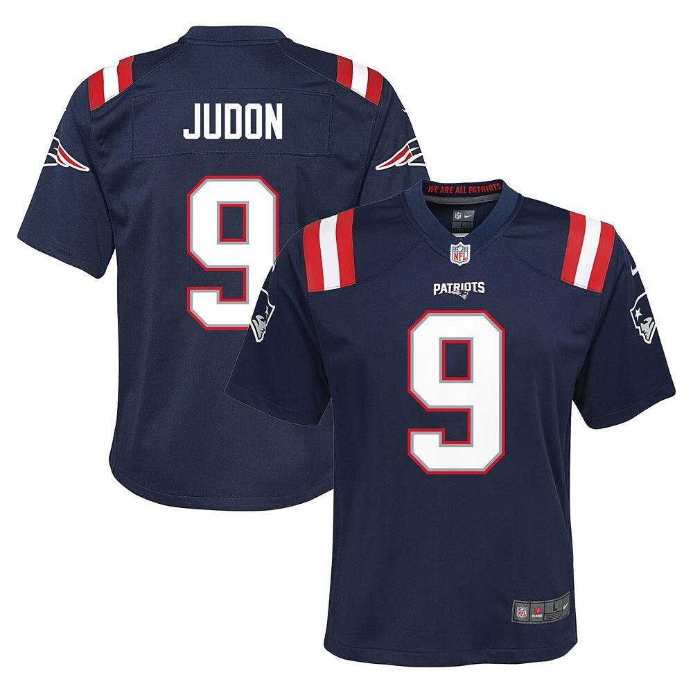 Молодежная игровая майка Nike Matthew Judon Navy New England Patriots, цвет Pat Navy
Молодежная игровая майка Nike Matthew Judon Navy New England Patriots, цвет Pat Navy