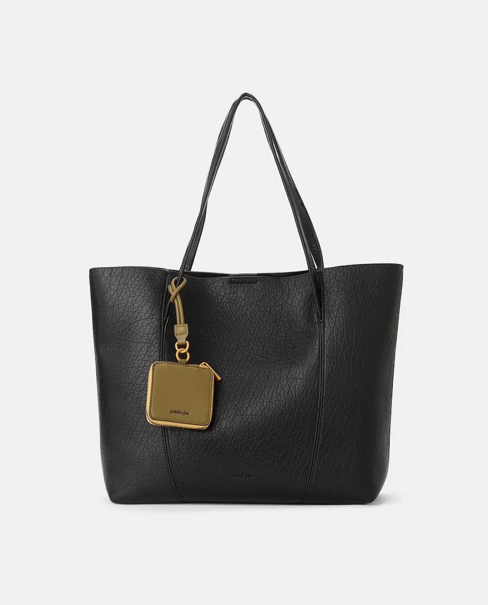 Сумка-шоппер с держателем для карточек и брелоком Jo & Mr. Joe, черный
Сумка-шоппер с держателем для карточек и брелоком Jo & Mr. Joe, черный