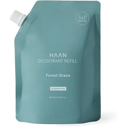 HAAN Сменный дезодорант для кожи без алюминия, 120 мл, веганский с пребиотическим комплексом Forest Grace 
HAAN Сменный дезодорант для кожи без алюминия, 120 мл, веганский с пребиотическим комплексом Forest Grace