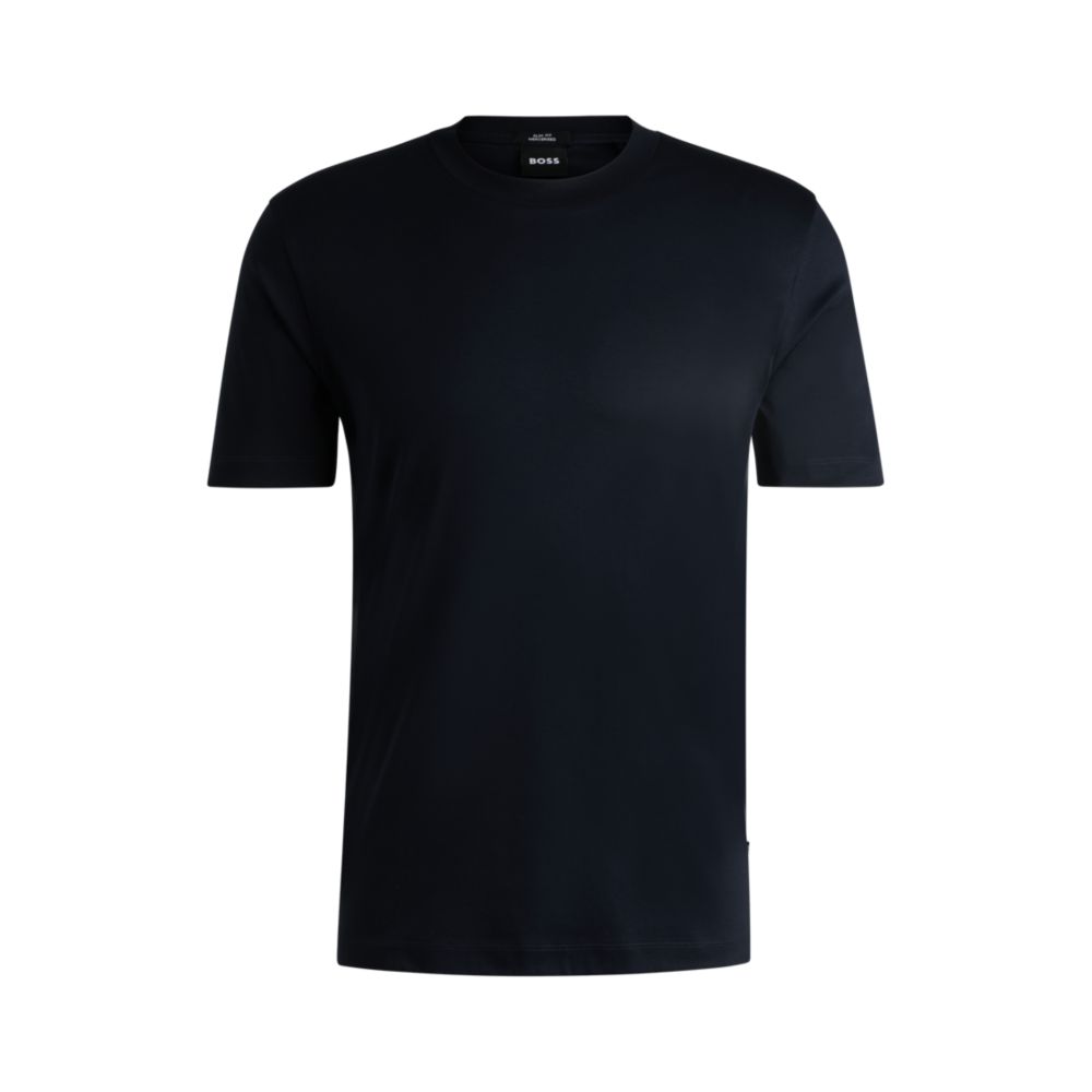 Футболка облегающего кроя из мерсеризованного хлопка BOSS, темно-синий
Футболка облегающего кроя из мерсеризованного хлопка BOSS, темно-синий