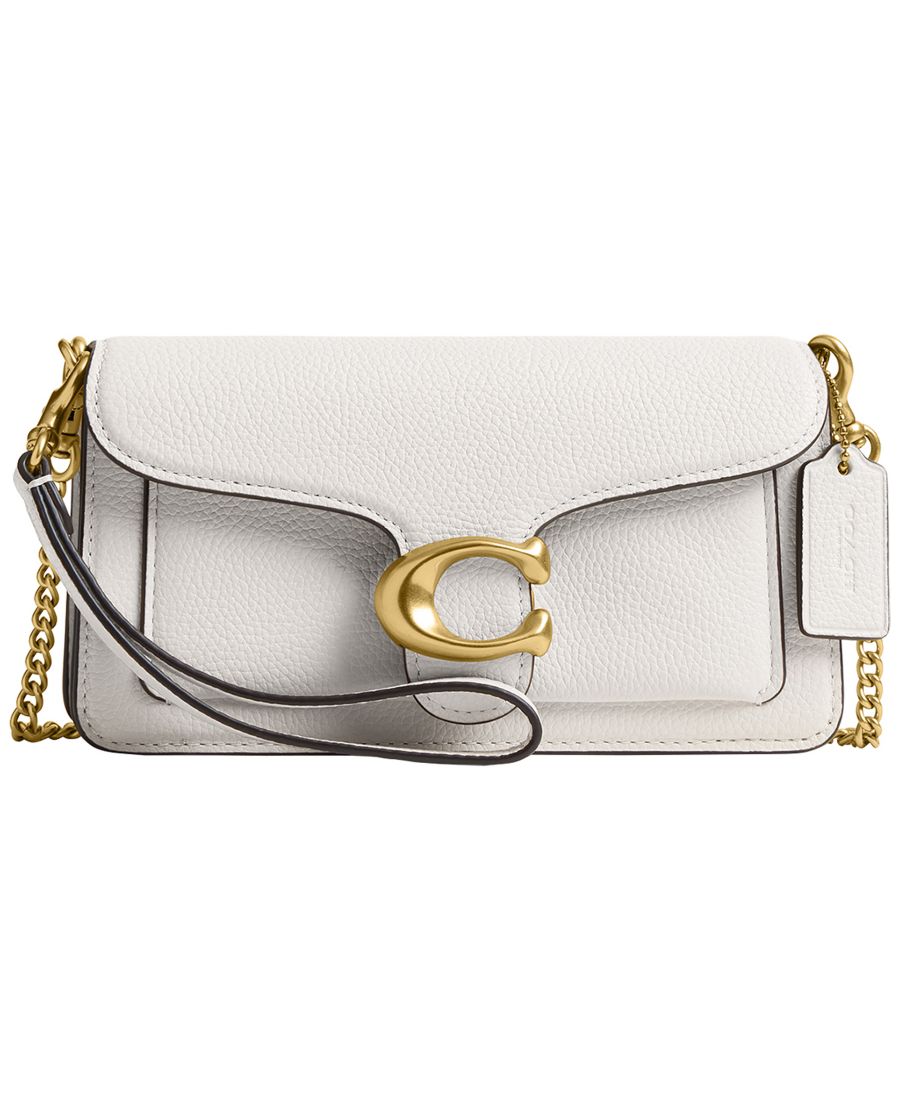 Сумка-кроссбоди Tabby Mini Pebble Leather Chain Crossbody Bag 19 COACH, Brass/Chalk
Сумка-кроссбоди Tabby Mini Pebble Leather Chain Crossbody Bag 19 COACH, Brass/Chalk