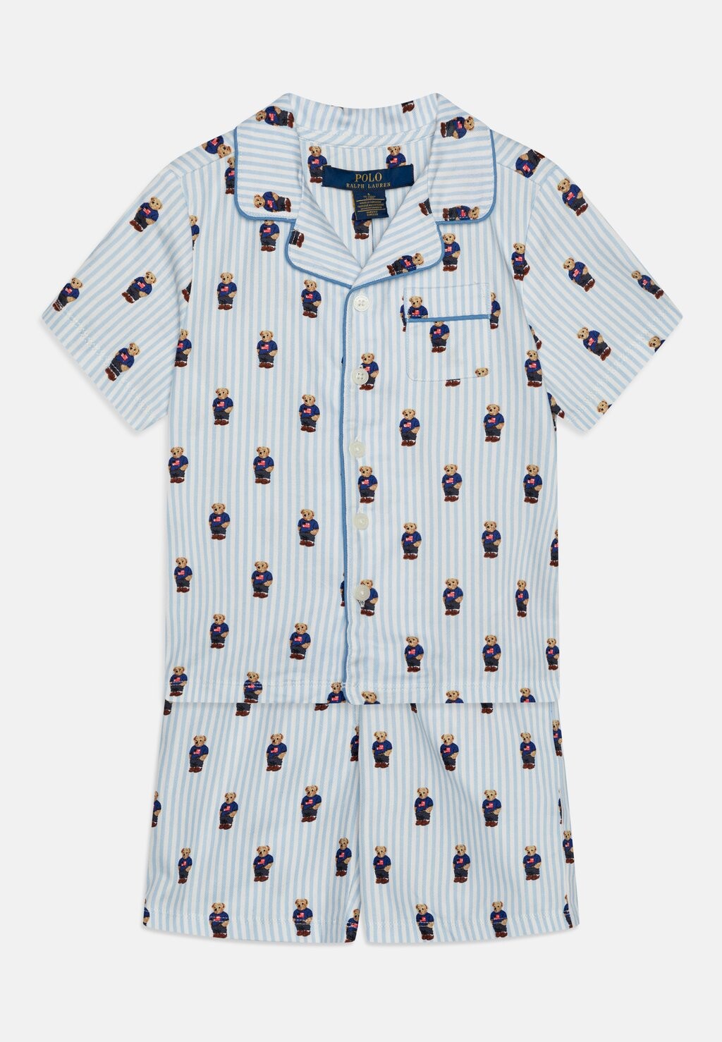 Комплект одежды для сна BEAR Polo Ralph Lauren, цвет white/elite blue
Комплект одежды для сна BEAR Polo Ralph Lauren, цвет white/elite blue
