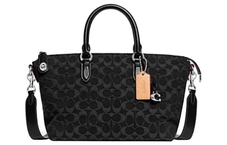 COACH Кожаная сумка через плечо с джинсовой вставкой
COACH Кожаная сумка через плечо с джинсовой вставкой