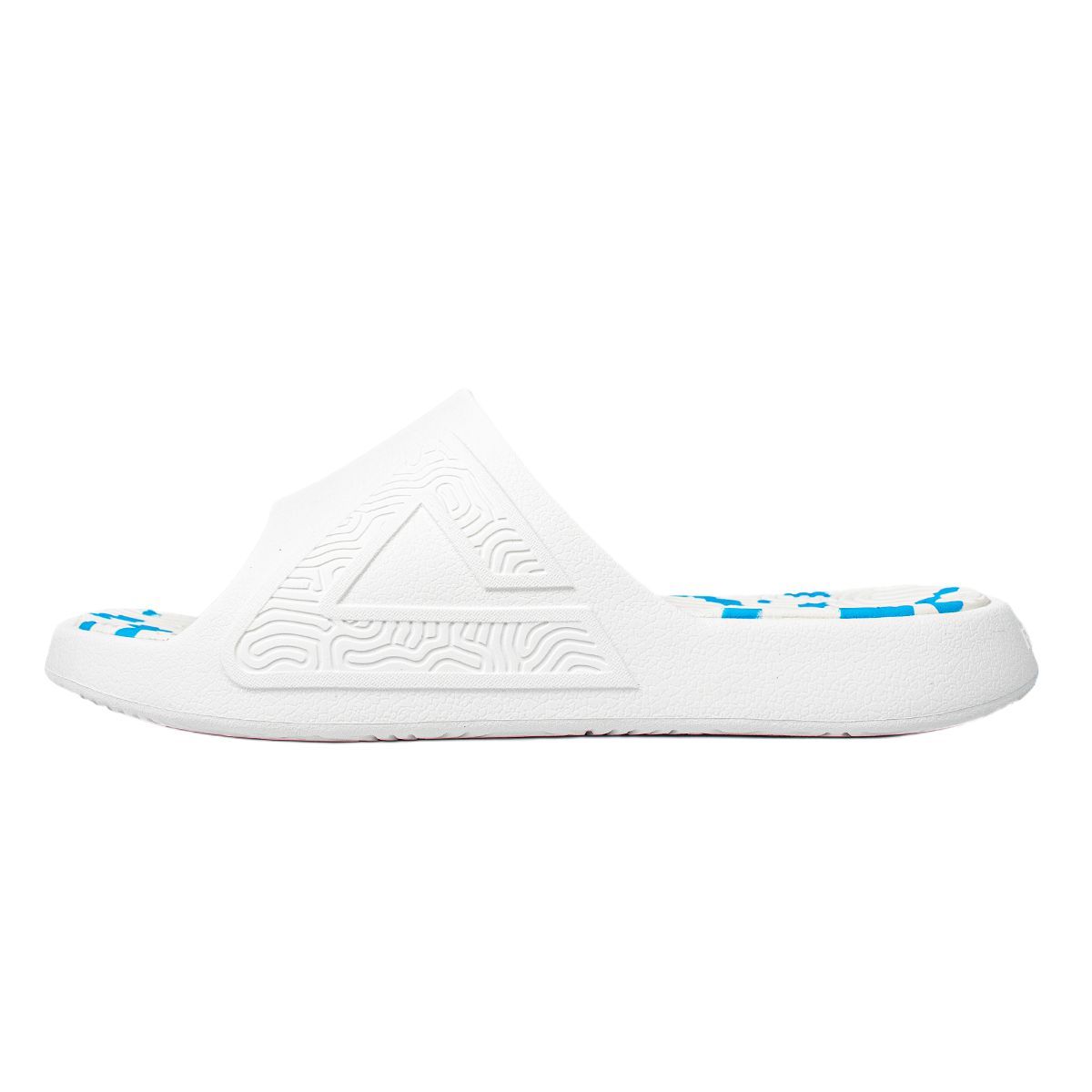 PEAK Тапочки-слайды State Pole Quiet, противоскользящие, с защитой от запаха, мужские, белые, синие
PEAK Тапочки-слайды State Pole Quiet, противоскользящие, с защитой от запаха, мужские, белые, синие