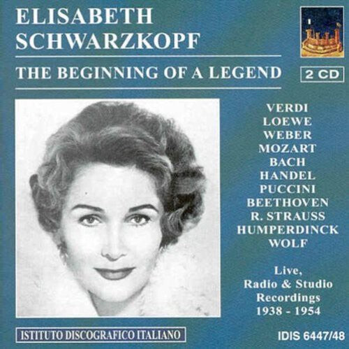 CD диск Schwarzkopf, Elisabeth: Beginning of a Legend
CD диск Schwarzkopf, Elisabeth: Beginning of a Legend
