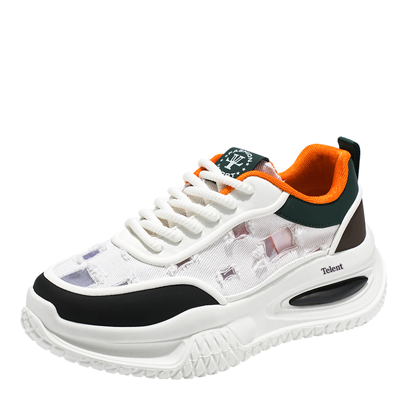 TELENT Амортизирующие и дышащие низкие повседневные туфли мужские, белые, оранжевые
TELENT Амортизирующие и дышащие низкие повседневные туфли мужские, белые, оранжевые
