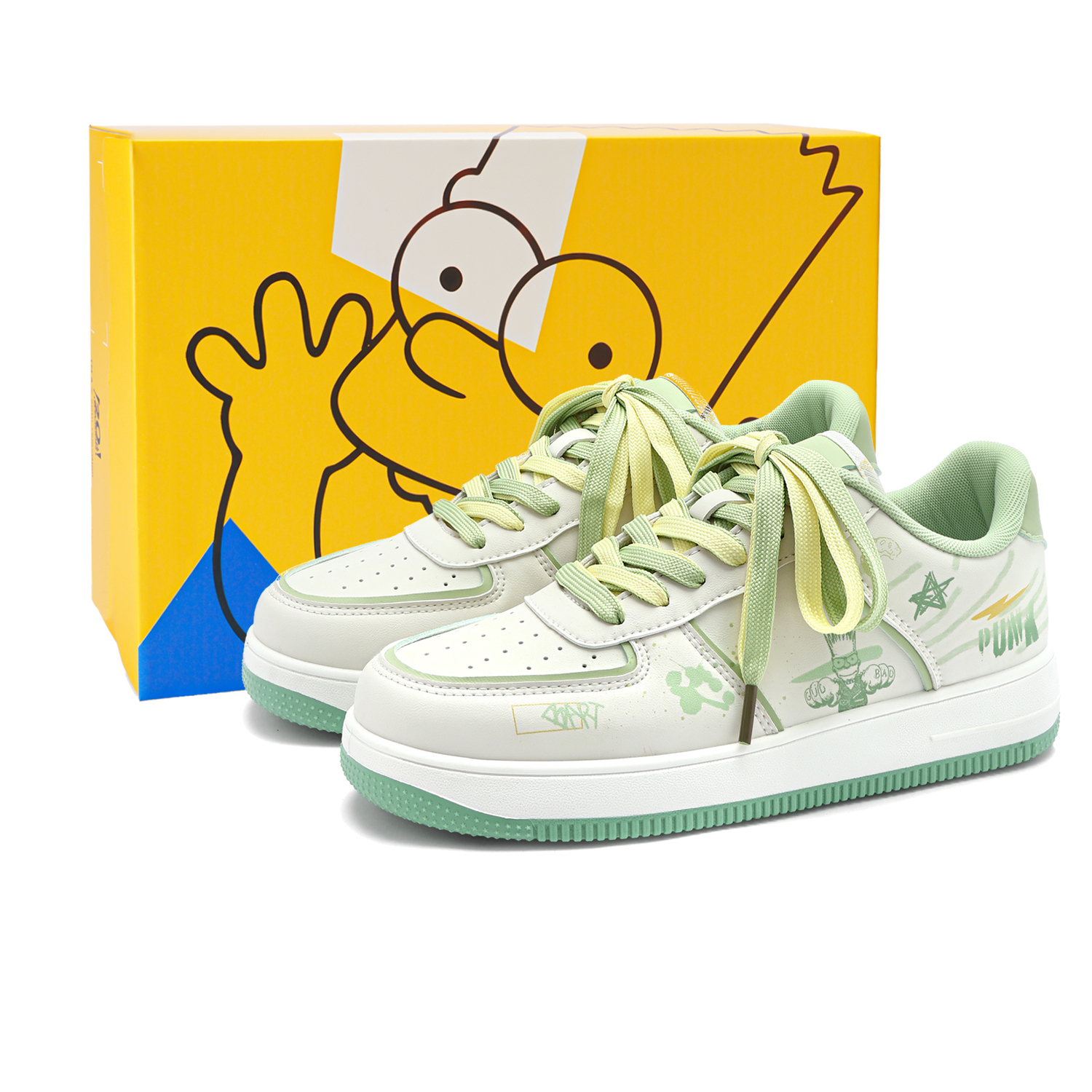 Низкие скейтбордистские кроссовки унисекс The Simpsons, avocado зеленый
Низкие скейтбордистские кроссовки унисекс The Simpsons, avocado зеленый