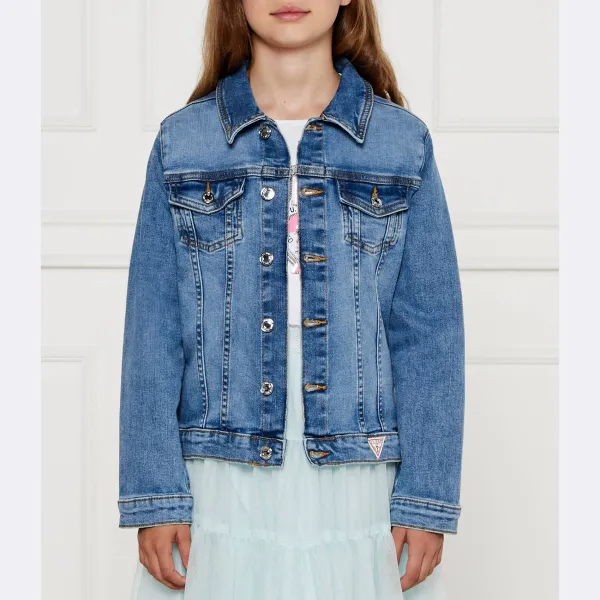 Джинсовая куртка стандартного кроя Guess, синий
Джинсовая куртка стандартного кроя Guess, синий