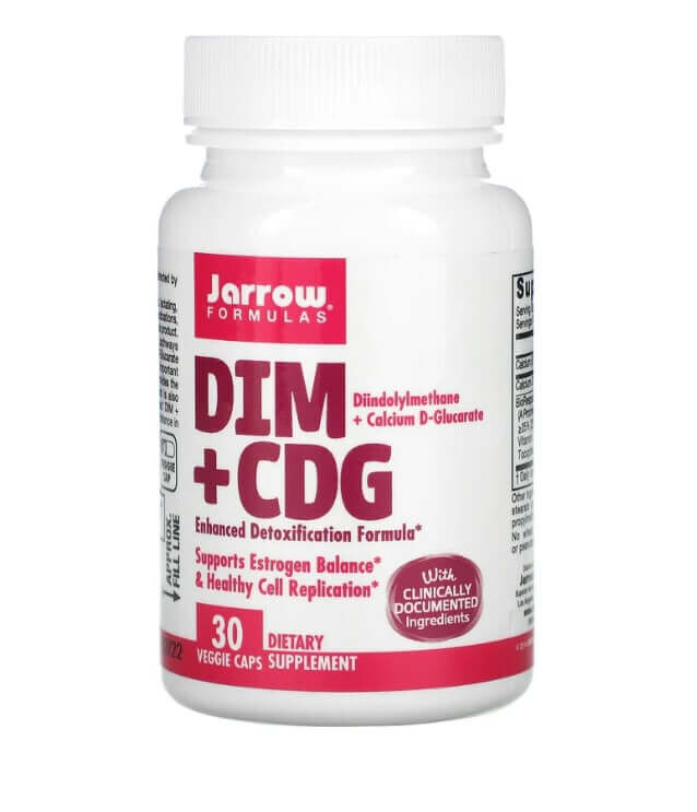 DIM + CDG, улучшенная формула для детоксикации, 30 капсул, Jarrow Formulas
DIM + CDG, улучшенная формула для детоксикации, 30 капсул, Jarrow Formulas