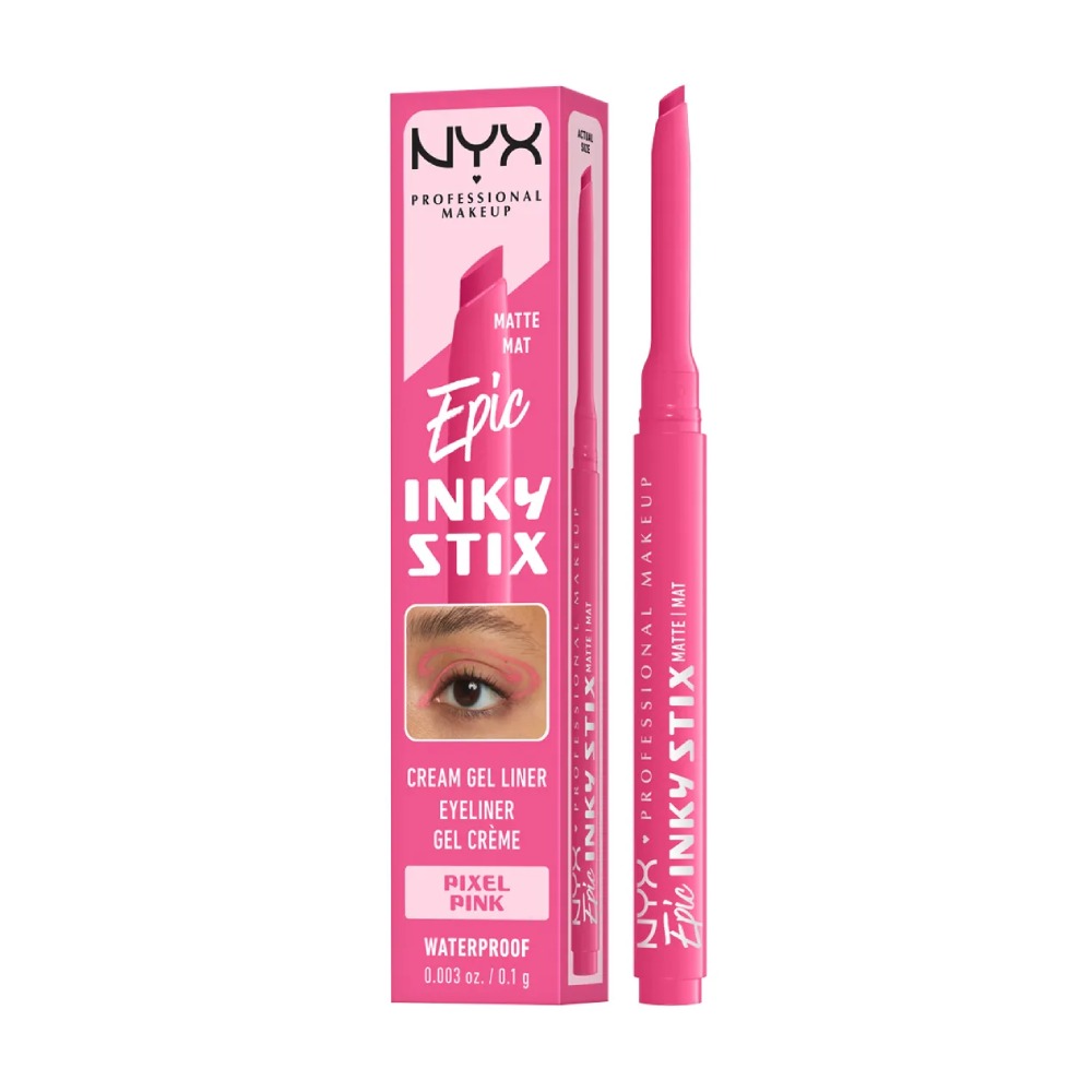 Кремово-гелевая водостойкая подводка для глаз Nyx Professional Makeup Epic Inky Stix, Pixel Pink, 0.1 г
Кремово-гелевая водостойкая подводка для глаз Nyx Professional Makeup Epic Inky Stix, Pixel Pink, 0.1 г