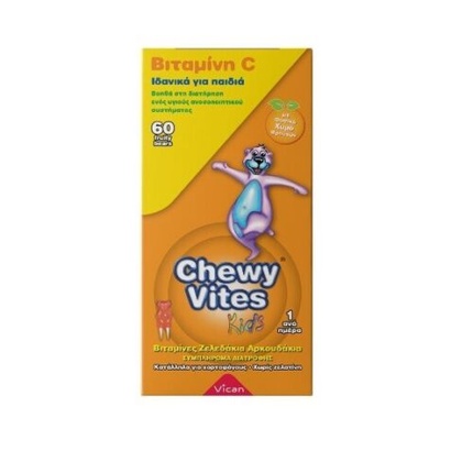 Chewy Vites Kids желейные мишки с витамином С 60 шт Vican
Chewy Vites Kids желейные мишки с витамином С 60 шт Vican