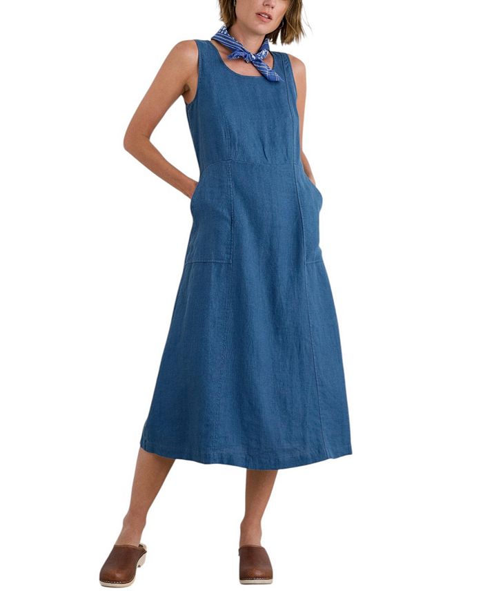 Женское платье без рукавов Grass Wave Seasalt Cornwall, синий 
Женское платье без рукавов Grass Wave Seasalt Cornwall, синий