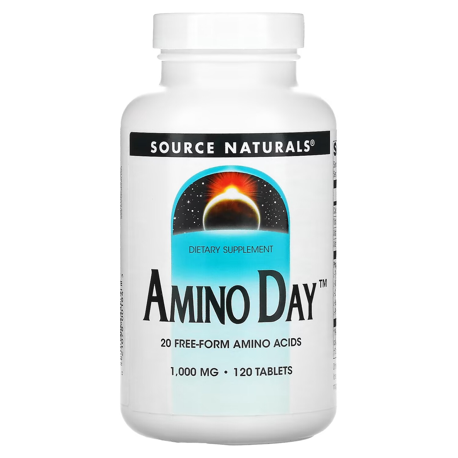 Source Naturals Amino Day 1 000 мг, 120 таблеток
Source Naturals Amino Day 1 000 мг, 120 таблеток