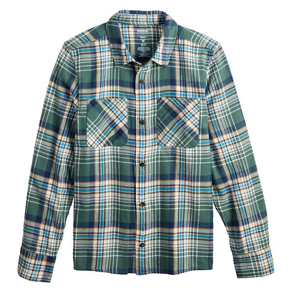 Адаптивная фланелевая рубашка на пуговицах для мальчиков 8-20 Sonoma Goods For Life, Big Old Plaid Green
Адаптивная фланелевая рубашка на пуговицах для мальчиков 8-20 Sonoma Goods For Life, Big Old Plaid Green
