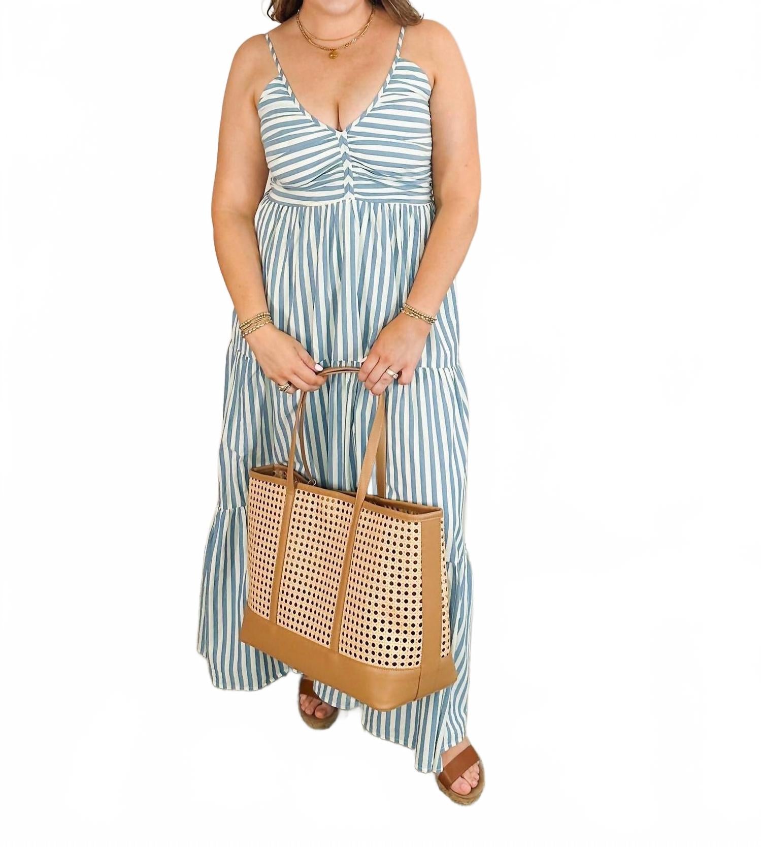 Платье Hope в синюю полоску Pink Chicken 
Платье Hope в синюю полоску Pink Chicken