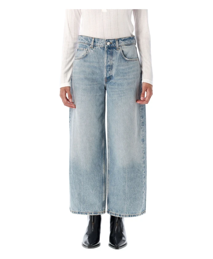 Широкие джинсы до щиколотки, цвета метели Anine Bing, синий
Широкие джинсы до щиколотки, цвета метели Anine Bing, синий