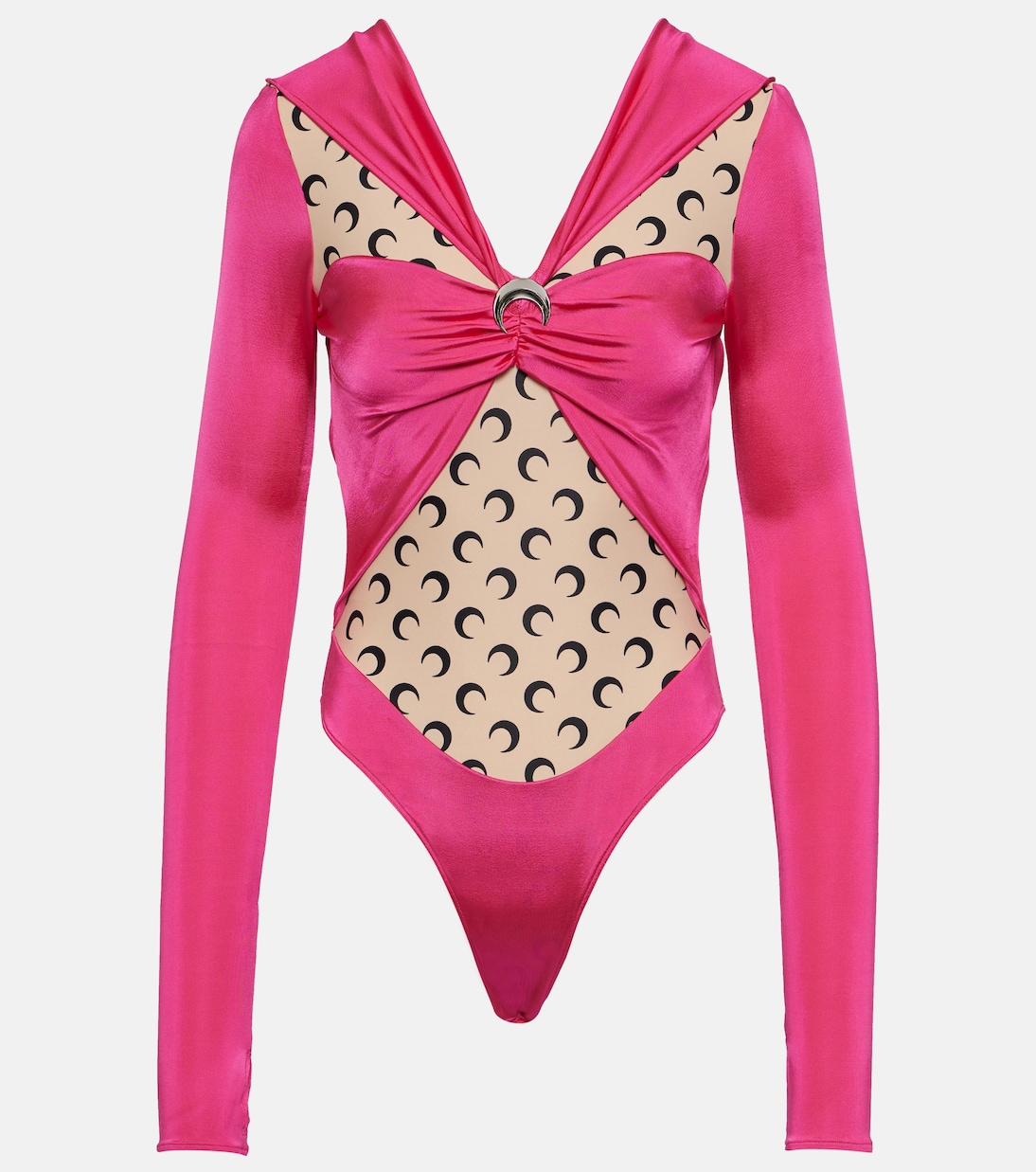 Боди из регенерированного джерси Marine Serre, Fushia
Боди из регенерированного джерси Marine Serre, Fushia