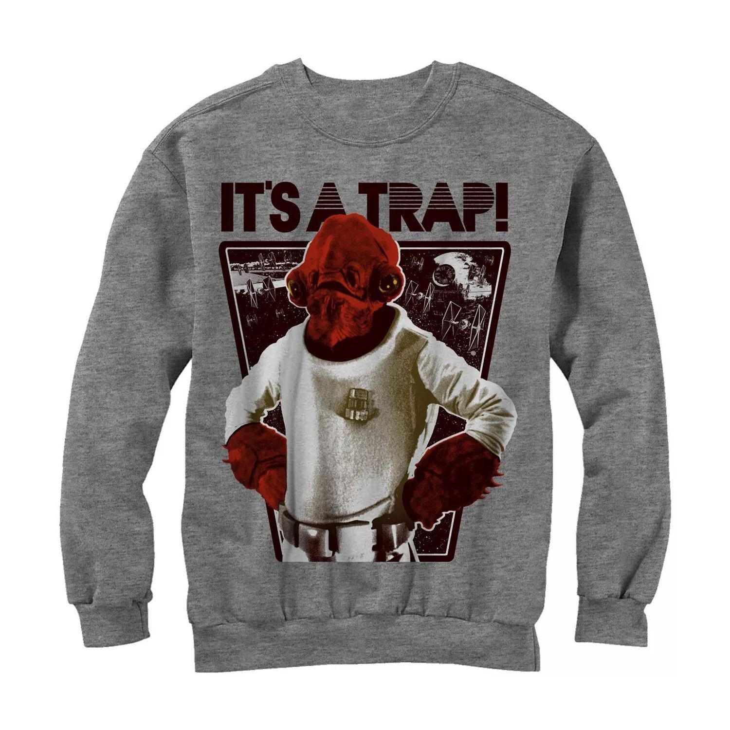 Мужской свитшот Star Wars Ackbar It’s A Trap Licensed Character
Мужской свитшот Star Wars Ackbar It’s A Trap Licensed Character