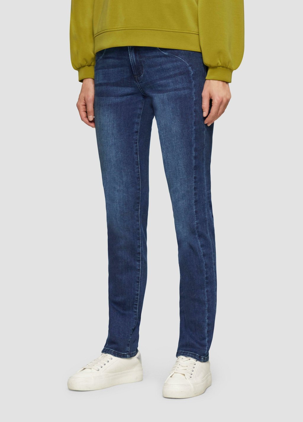 Джинсы облегающего кроя s.Oliver, темно-синий деним
Джинсы облегающего кроя s.Oliver, темно-синий деним