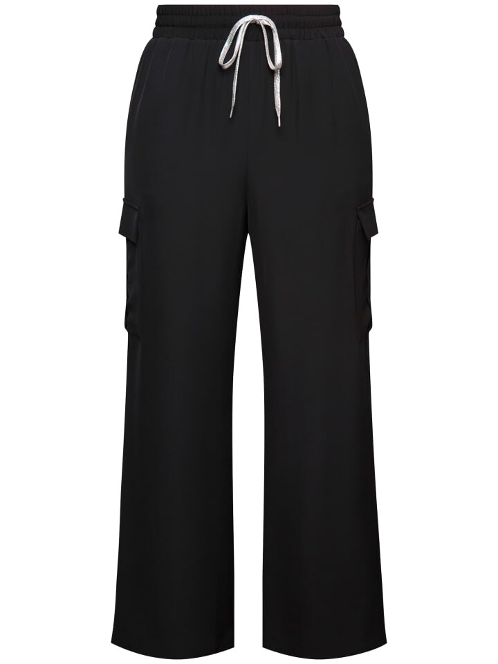 Тканевые брюки Ulla Popken, черный
Тканевые брюки Ulla Popken, черный