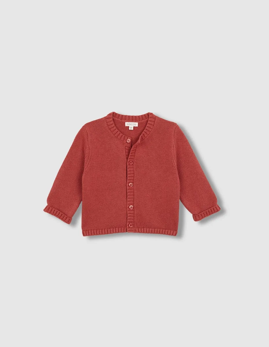 Детская вязаная базовая куртка Gocco, красный
Детская вязаная базовая куртка Gocco, красный