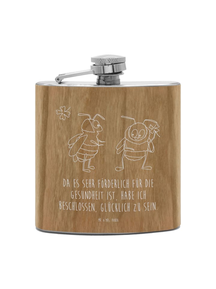 Mr. & Mrs. Panda Фляжка с изображением шмеля и надписью коричневого цвета
Mr. & Mrs. Panda Фляжка с изображением шмеля и надписью коричневого цвета