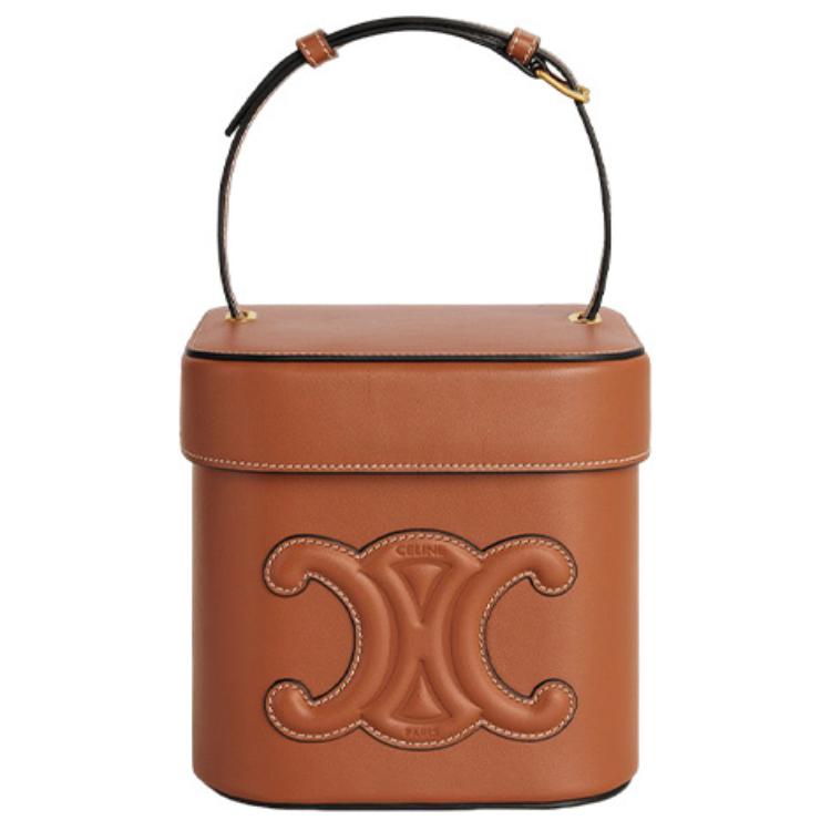 CELINE Кожаная сумка-бокс через плечо среднего размера
CELINE Кожаная сумка-бокс через плечо среднего размера