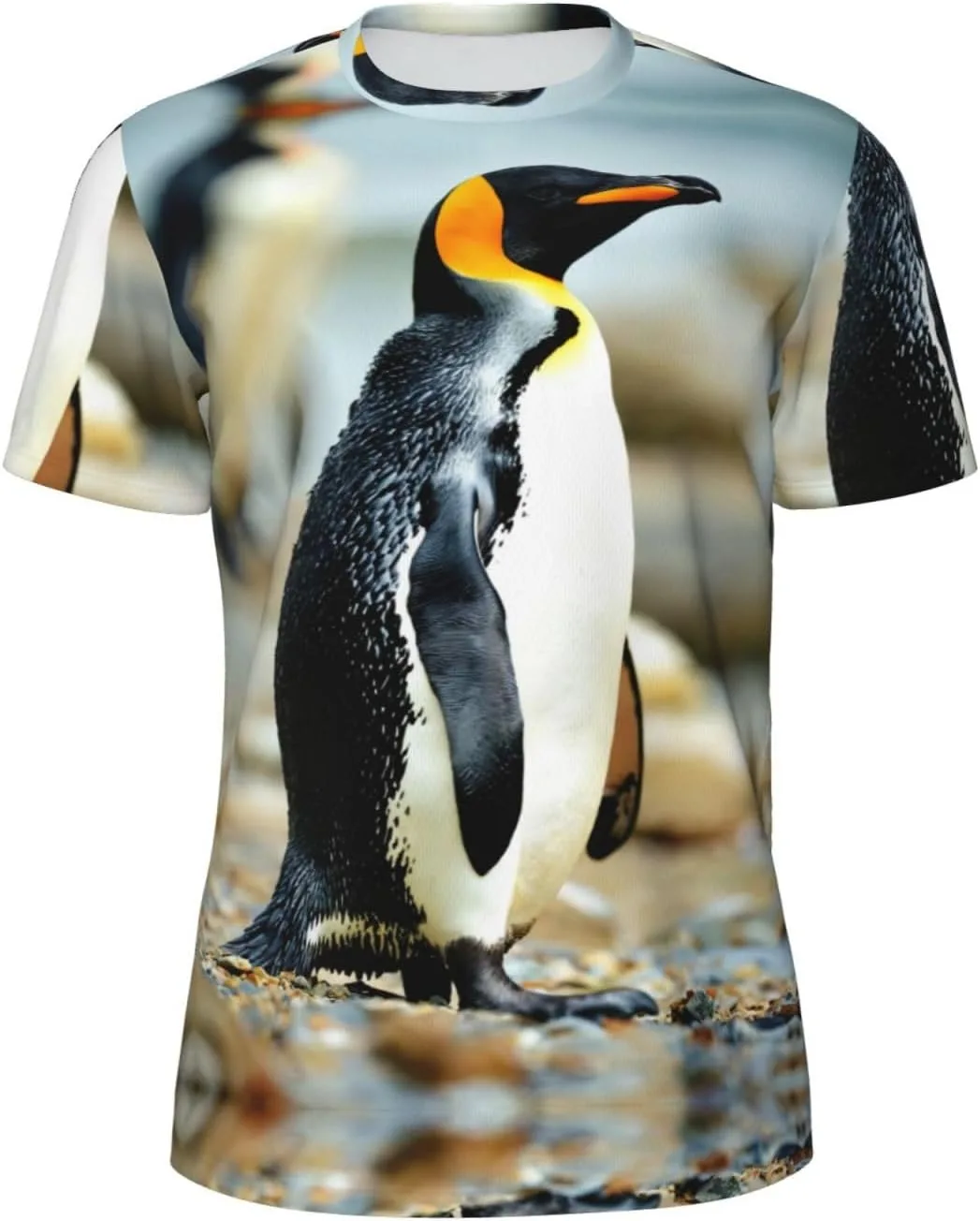 Футболка мужская с принтом Penguin для спорта и повседневной носки LIXLZH
Футболка мужская с принтом Penguin для спорта и повседневной носки LIXLZH