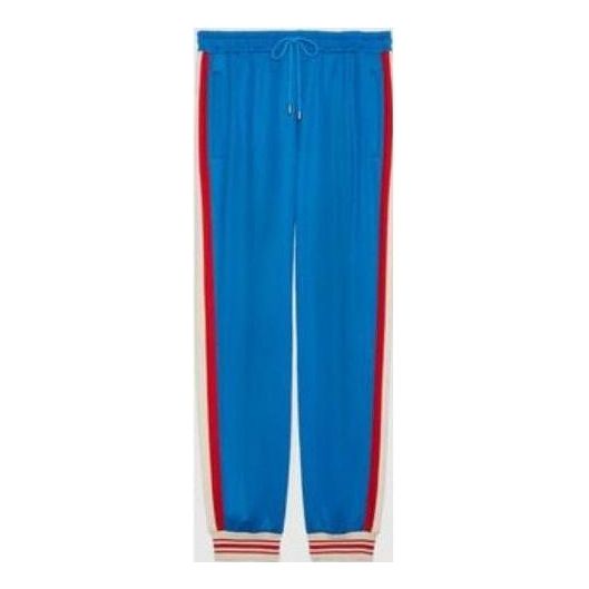 Брюки x the north face jogging pant 'multicolor' Gucci, синий 
Брюки x the north face jogging pant 'multicolor' Gucci, синий