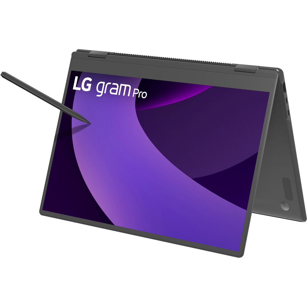 Ноутбук LG Pro 2-в-1 с сенсорным экраном 16 дюймов и функцией Gram Pro
Ноутбук LG Pro 2-в-1 с сенсорным экраном 16 дюймов и функцией Gram Pro