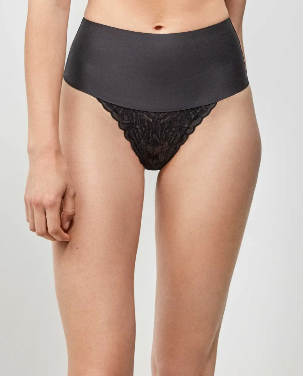 Высокие бесшовные танга Gisela, черный
Высокие бесшовные танга Gisela, черный