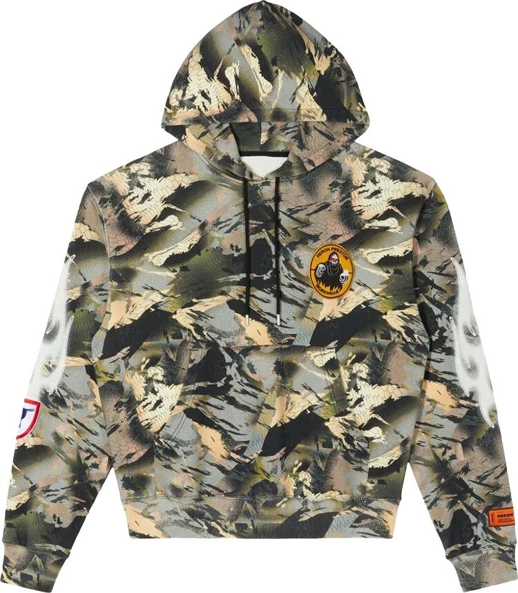 Худи Heron Preston Hoodie Camo Flaming Sleeve 'Camou Green', зеленый
Худи Heron Preston Hoodie Camo Flaming Sleeve 'Camou Green', зеленый