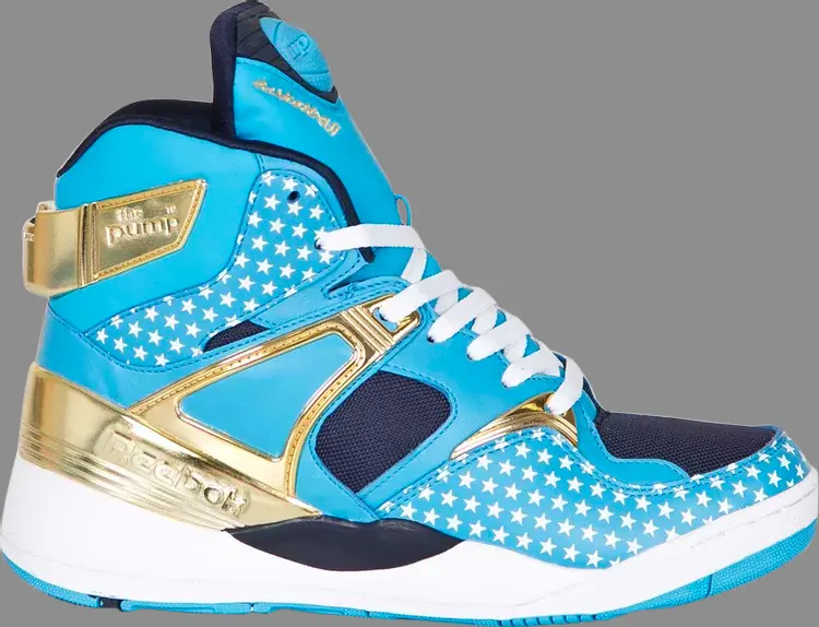 Лимитированные кроссовки major x the pump certified '25th anniversary' Reebok, синий
Лимитированные кроссовки major x the pump certified '25th anniversary' Reebok, синий