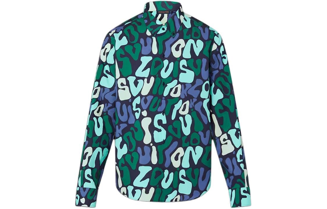 Рубашка мужская зеленая Louis Vuitton, зеленый
Рубашка мужская зеленая Louis Vuitton, зеленый
