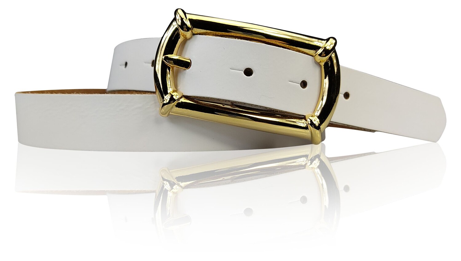 Кожаный ремень FRONHOFER, белый
Кожаный ремень FRONHOFER, белый