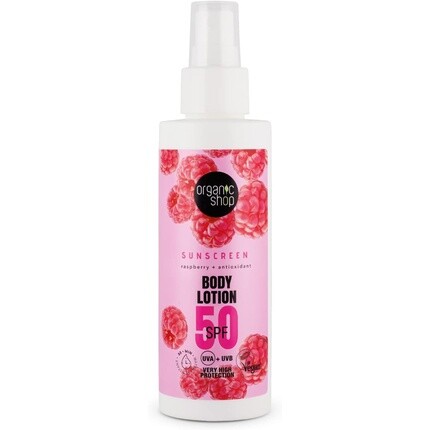 Organic Shop Солнцезащитный лосьон для тела 50 SPF 150 мл 
Organic Shop Солнцезащитный лосьон для тела 50 SPF 150 мл