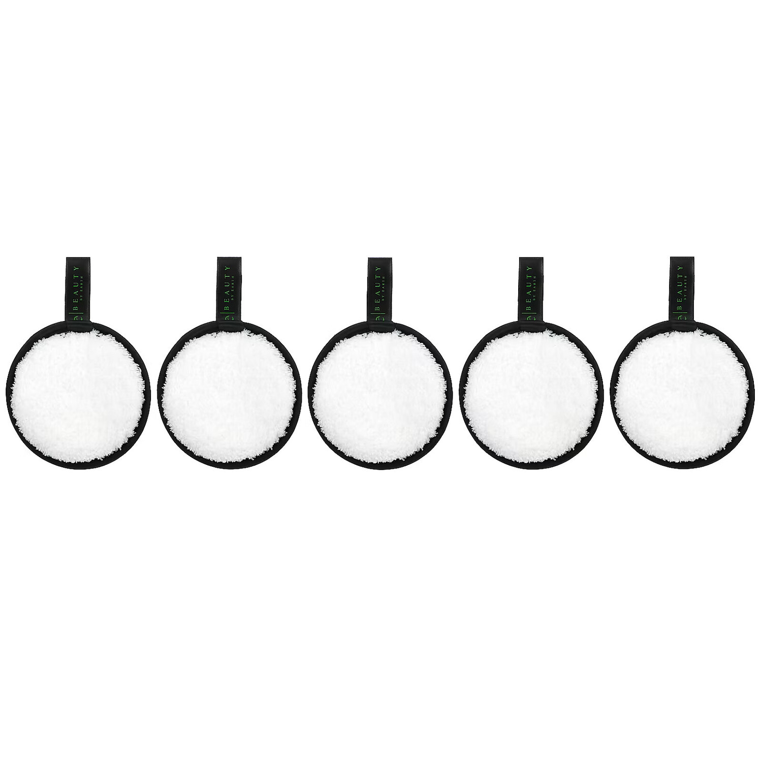 Beauty By Earth, Многоразовые кружки из микрофибры, 5 подушечек 
Beauty By Earth, Многоразовые кружки из микрофибры, 5 подушечек