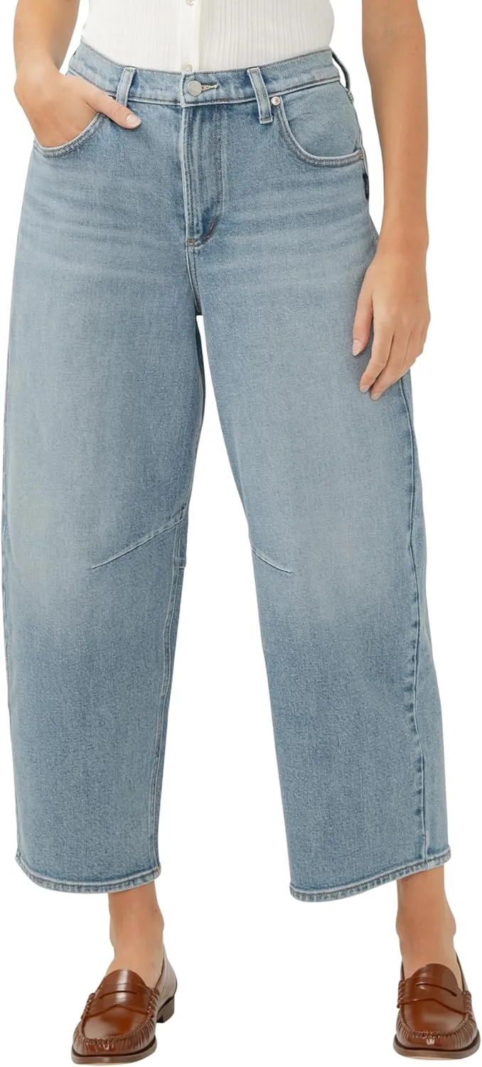 Silver Jeans Co. Женские джинсы с высокой посадкой, сужающиеся
Silver Jeans Co. Женские джинсы с высокой посадкой, сужающиеся