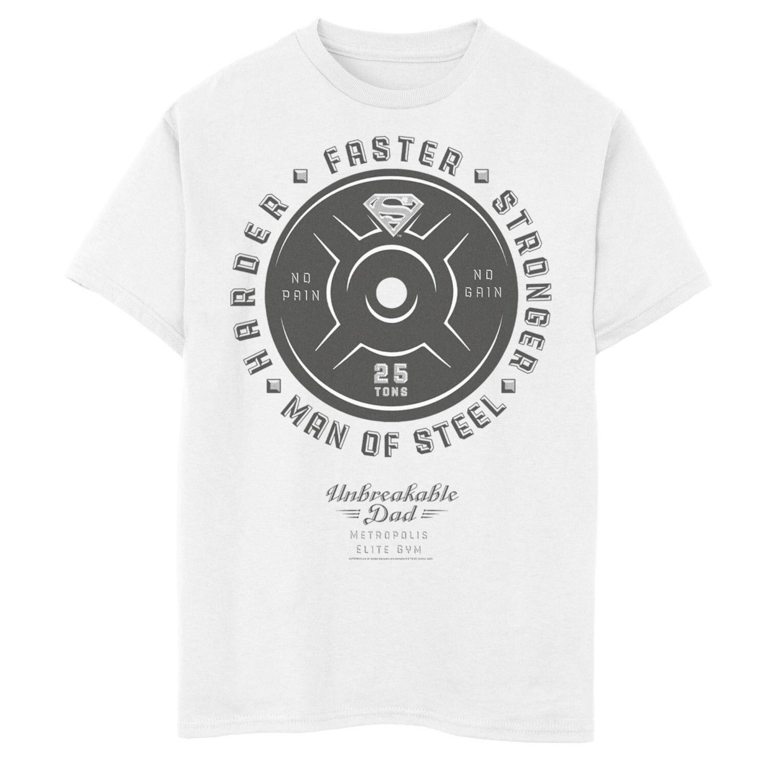 Футболка с графическим логотипом и логотипом DC Comics «Супермен, нерушимый папа, гантель», для мальчиков 8–20 лет Licensed Character
Футболка с графическим логотипом и логотипом DC Comics «Супермен, нерушимый папа, гантель», для мальчиков 8–20 лет Licensed Character