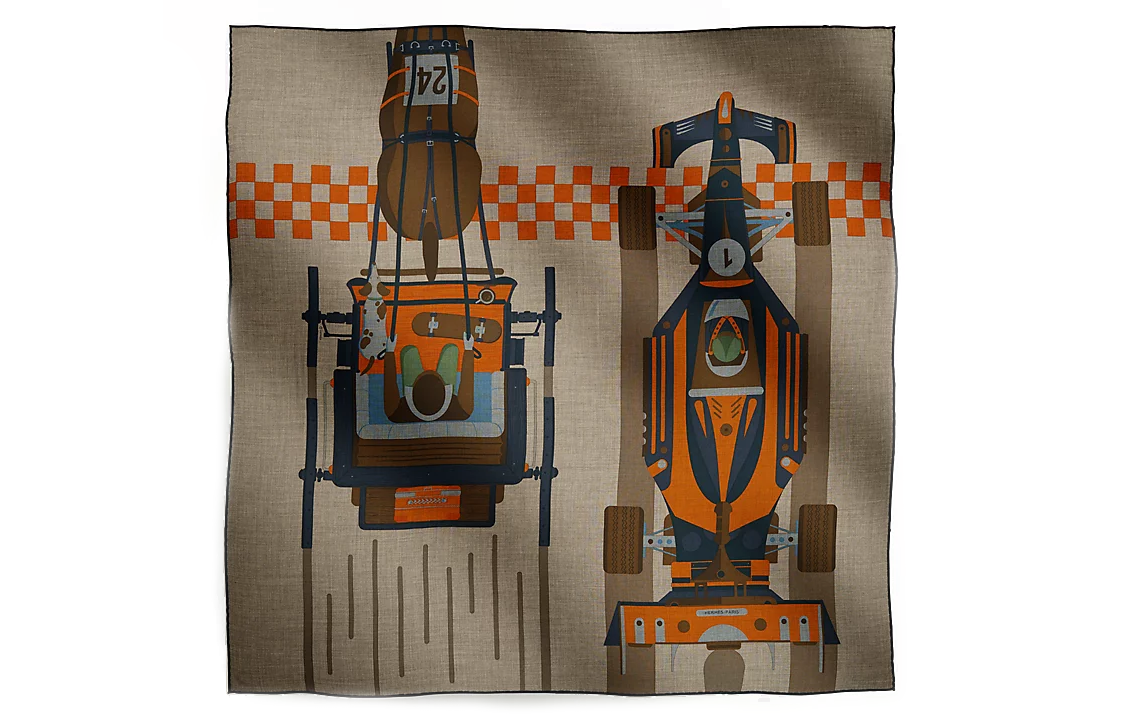 HERMES Вязаный шарф унисекс коричневый
HERMES Вязаный шарф унисекс коричневый