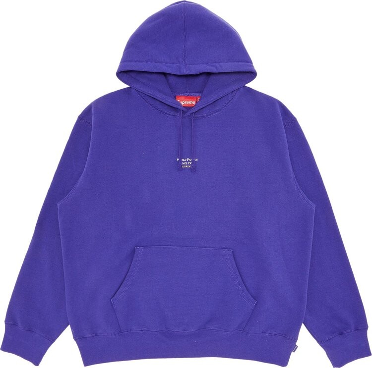 Толстовка Supreme World Famous Micro Hooded Sweatshirt 'Purple', фиолетовый
Толстовка Supreme World Famous Micro Hooded Sweatshirt 'Purple', фиолетовый