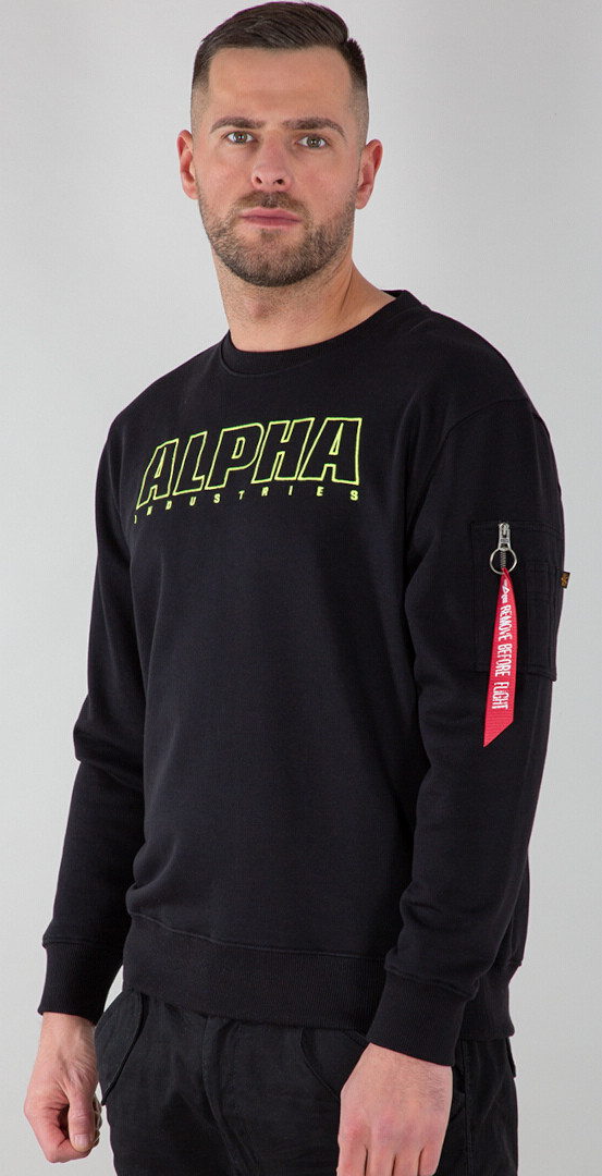 Пуловер Alpha Industries Alpha Embroidery, черный
Пуловер Alpha Industries Alpha Embroidery, черный