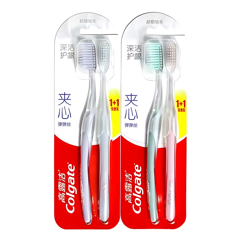 Мягкие эластичные зубные щетки из пряжи COLGATE
Мягкие эластичные зубные щетки из пряжи COLGATE