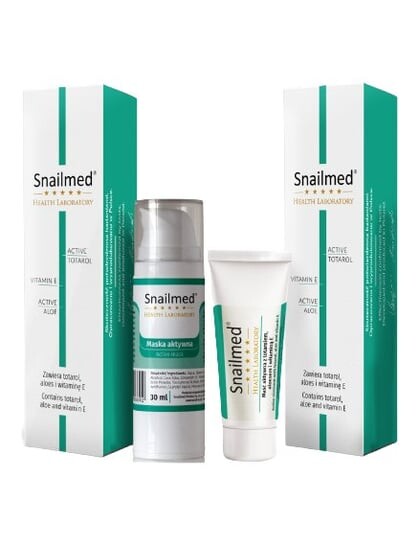 Набор мазь от прыщей + маска на 5 недель, snailmed
Набор мазь от прыщей + маска на 5 недель, snailmed